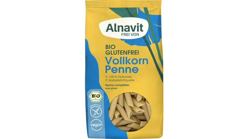 Alnavit Bio Vollkorn Penne glutenfrei 250 g