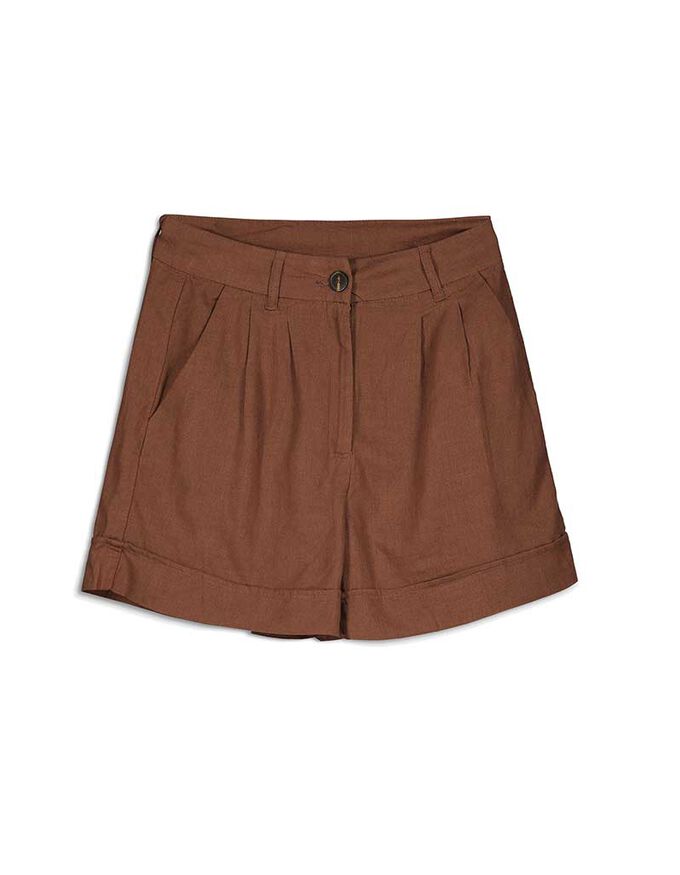 Shorts - Leinen-Mix