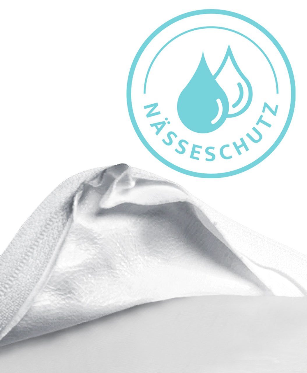 Matratzenschutzbezug Jersey-Spannbetttuch mit PU Beschichtung (1074) Castejo, wasserabweisend
