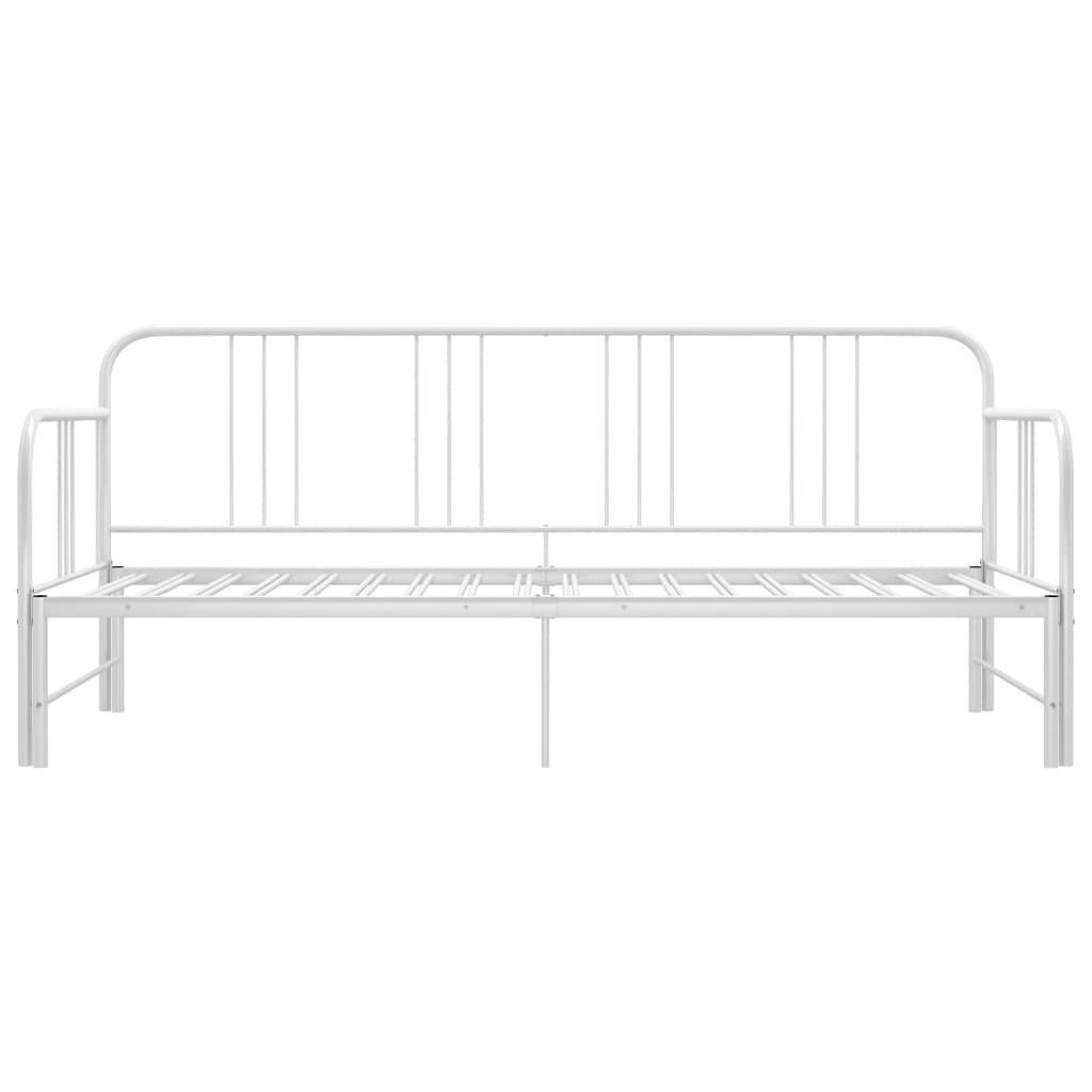 DOTMALL Metallbett Vielseitige Sofabett, mit ausziehbarer Liegefläche, 90-180x200 cm