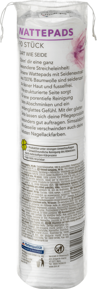 Wattepads Seidenextrakt, 90 St