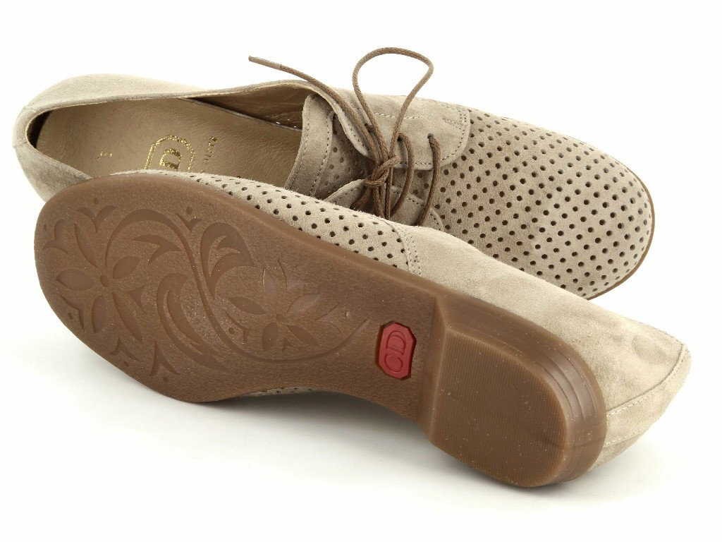 CHRISTIAN DIETZ Freizeit Schnürer beige