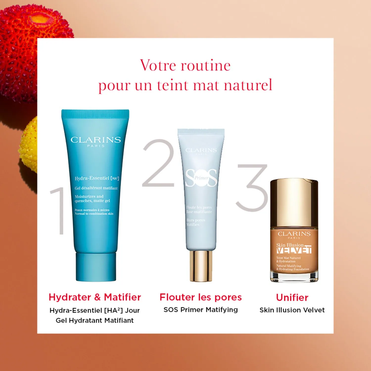 Clarins SOS alapozó