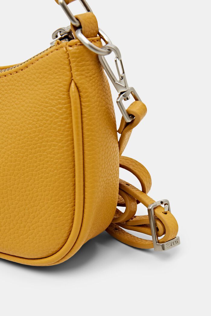 Mini-Schultertasche in Lederoptik