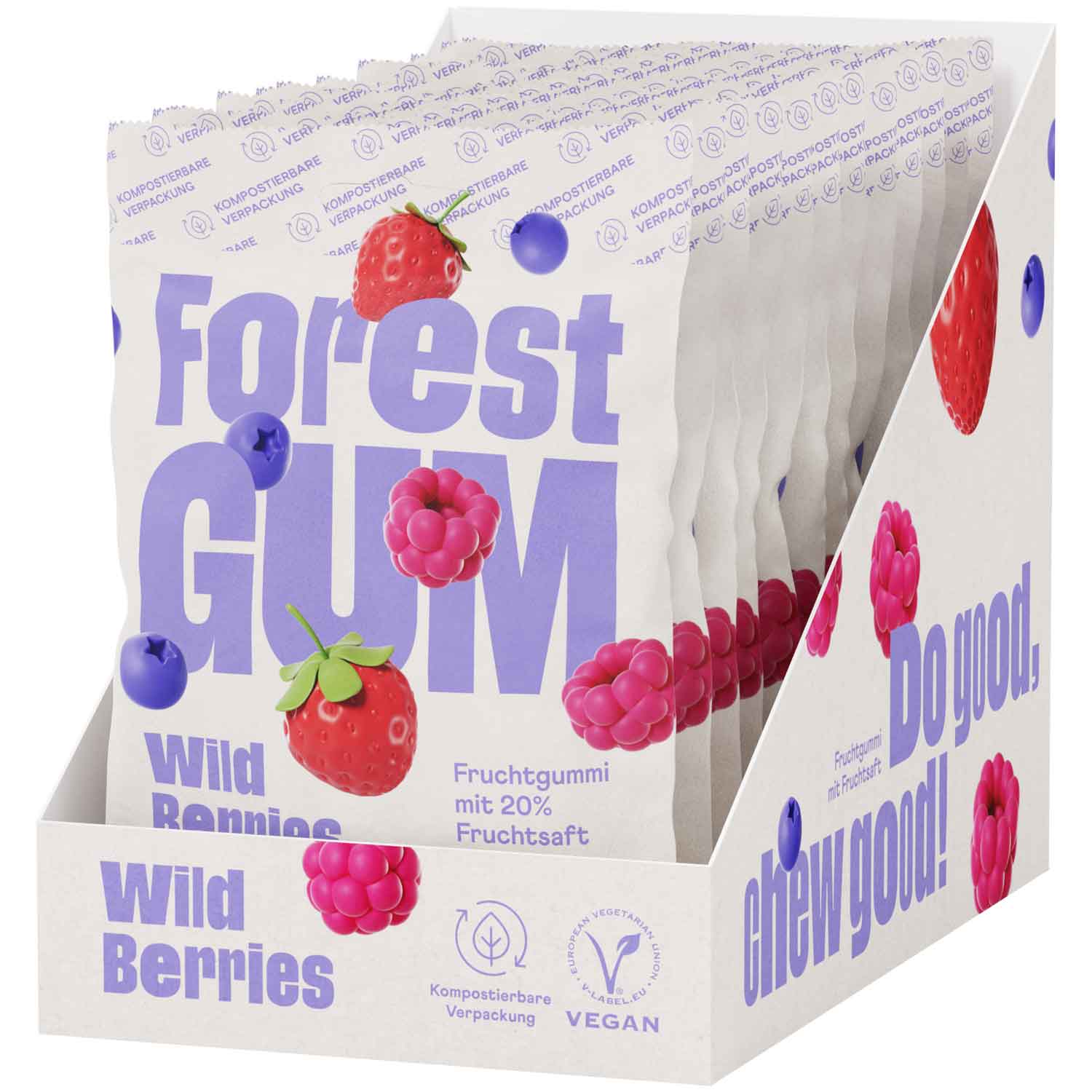 Forest Gum Wild Berries vegan 100g