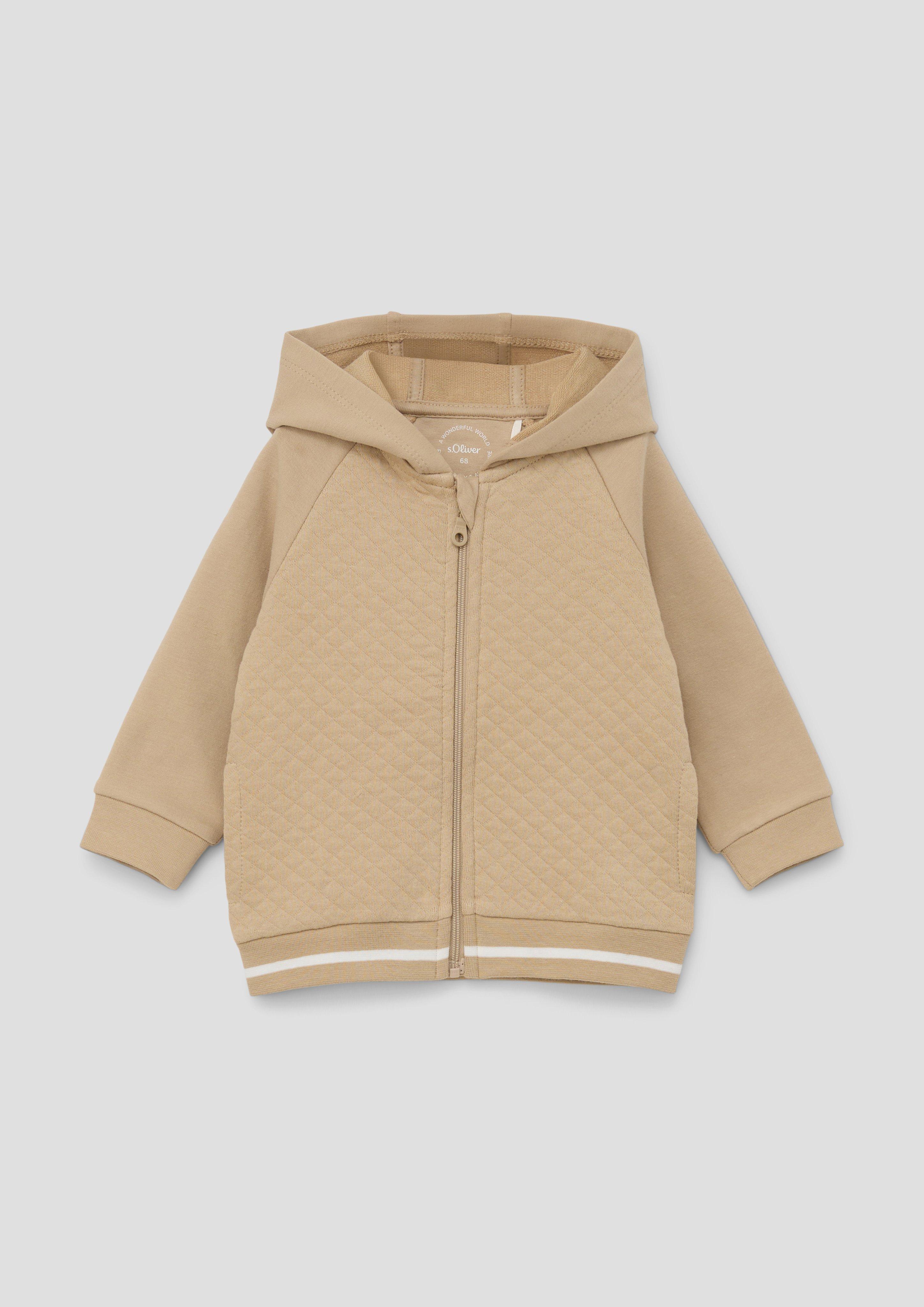 Sweatjacke mit Steppung  2140130-8195