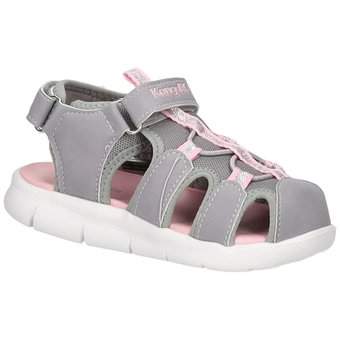 KangaROOS K Mini Flat Sandale in grau