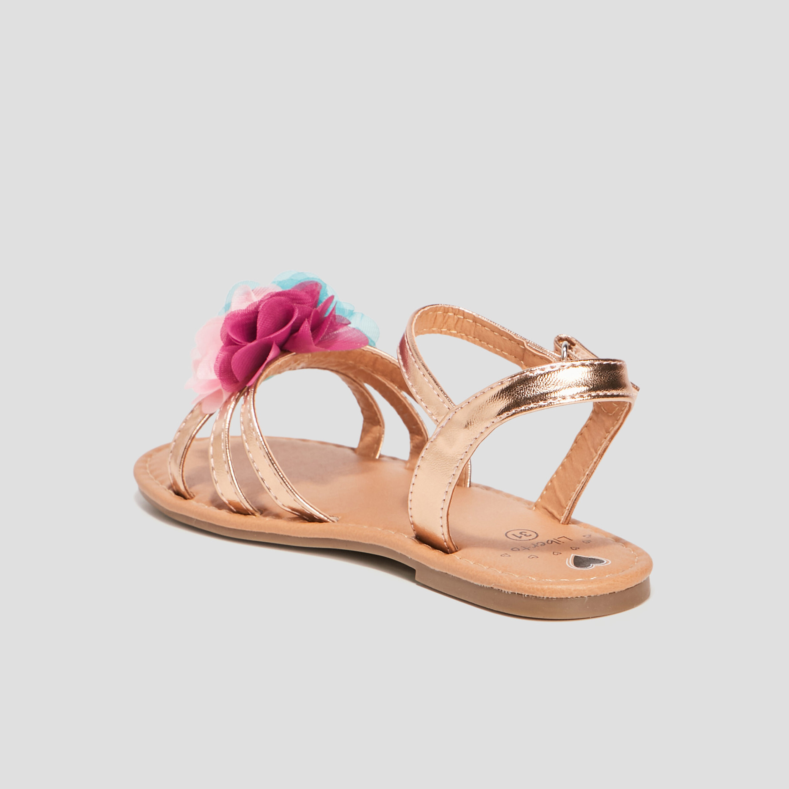 Sandales Liberto rose champagne fille | La Halle