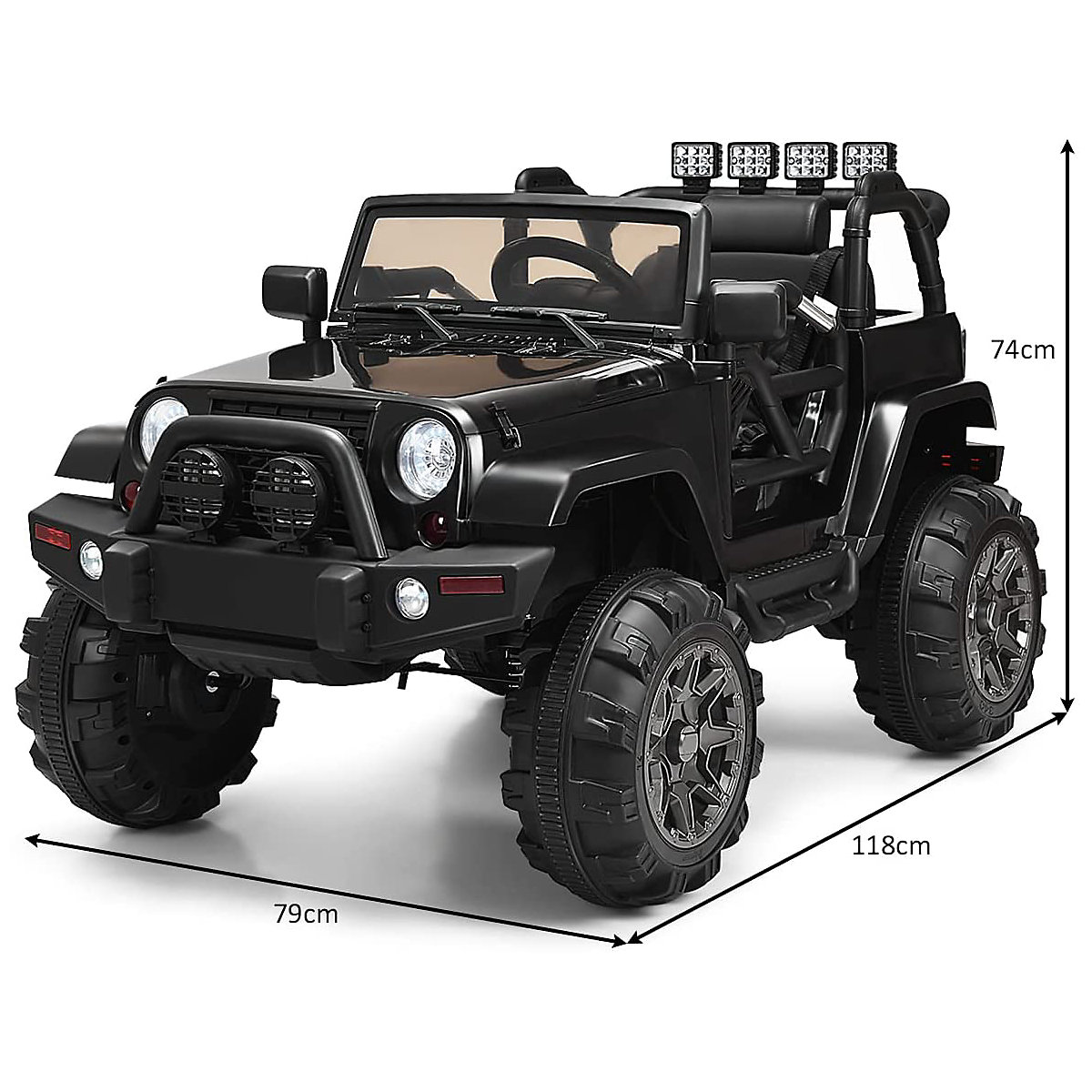 Elektroauto 12V Jeep mit Fernbedienung 3-7 Jahre