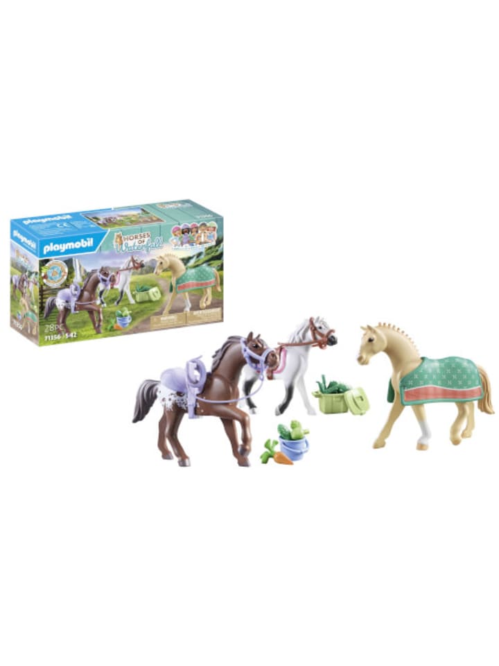 Playmobil Spielfigur Set Pferde von Waterfall - Morgan, Quarter Horse & Shagya, ab 3 J. günstig kaufen onesize