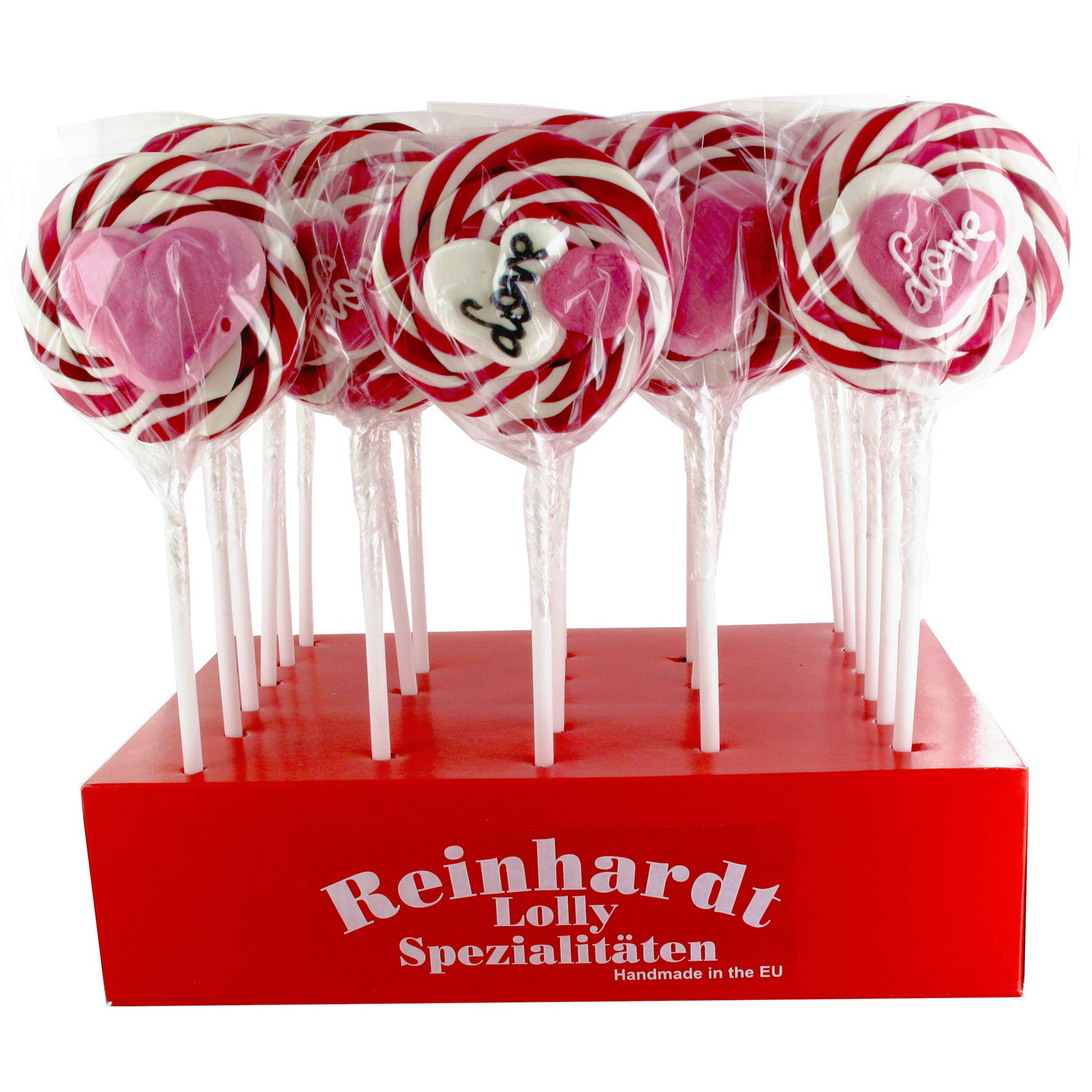 Lolly Master Spiral-Lolly Herz 60g