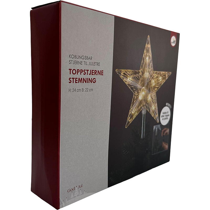 Home Toppstjerne 24 cm koblingsbar Stemning