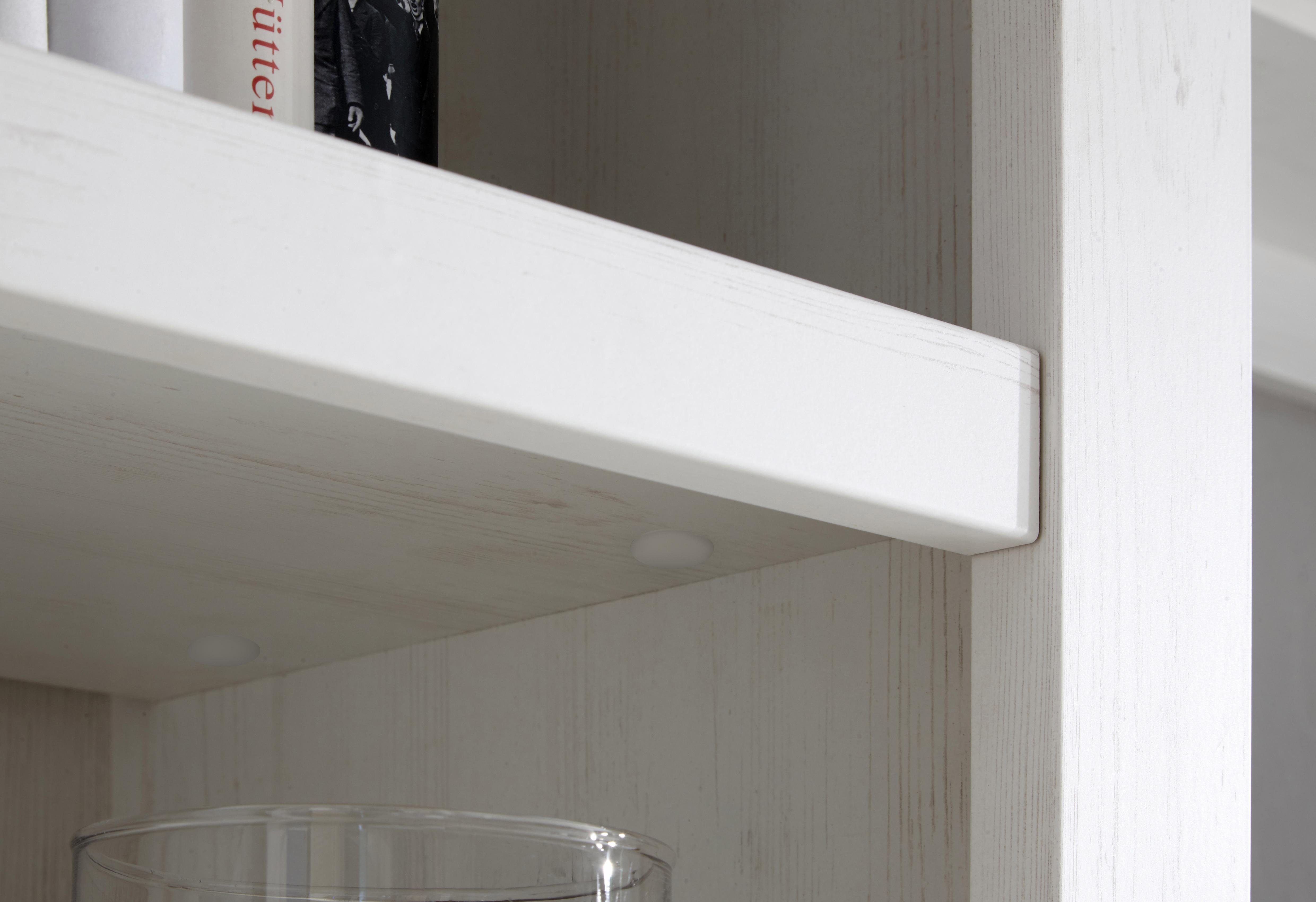 Home affaire Wohnwand California, (Set, 4-St), bestehend aus 2 Standregale, Lowboard, Wandregal