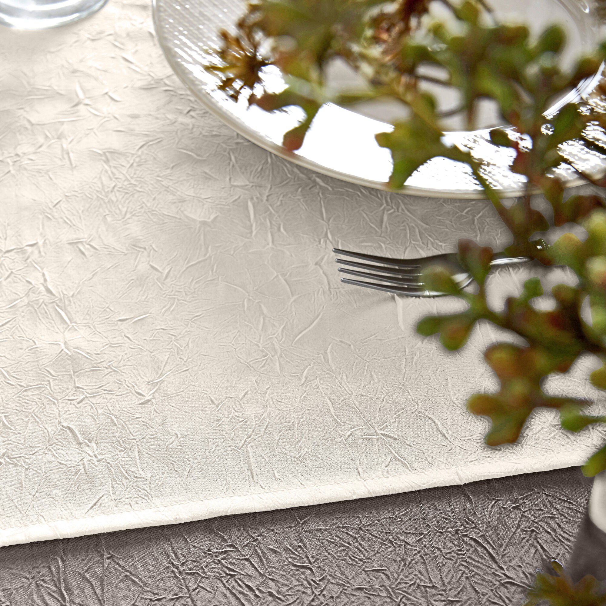 Nappe froissé permanent