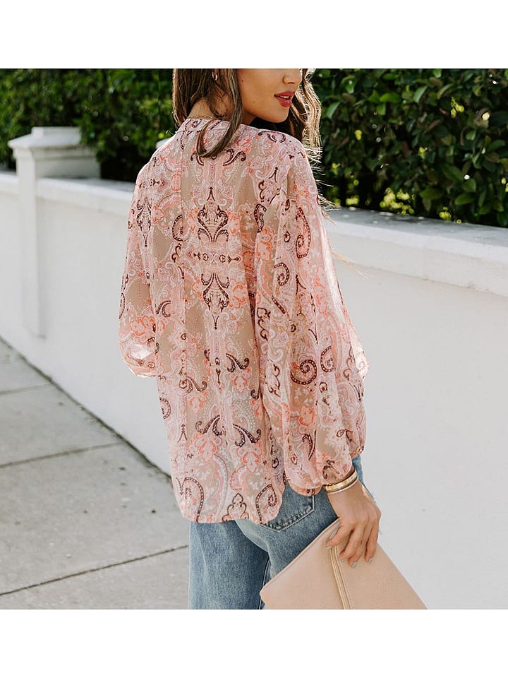 Milan Kiss Bluse in Rosa günstig kaufen