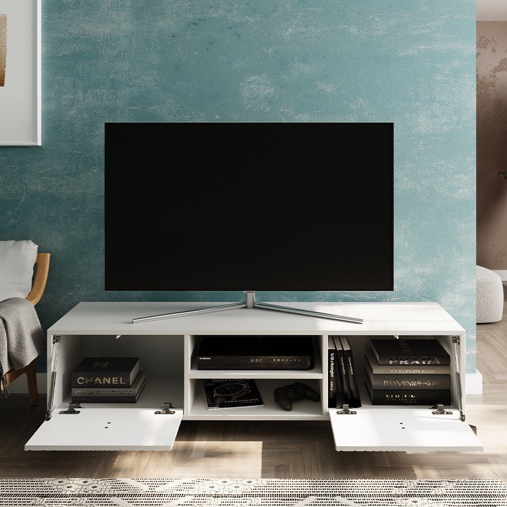 Vicco Lowboard TV-Schrank MAROKKO Hellgrau