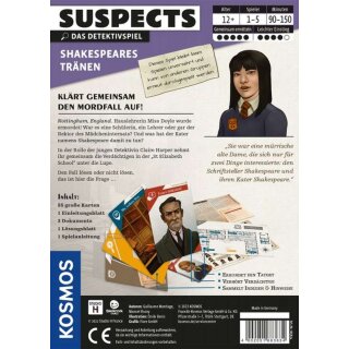 Suspects - Shakespeares Tränen (DE)