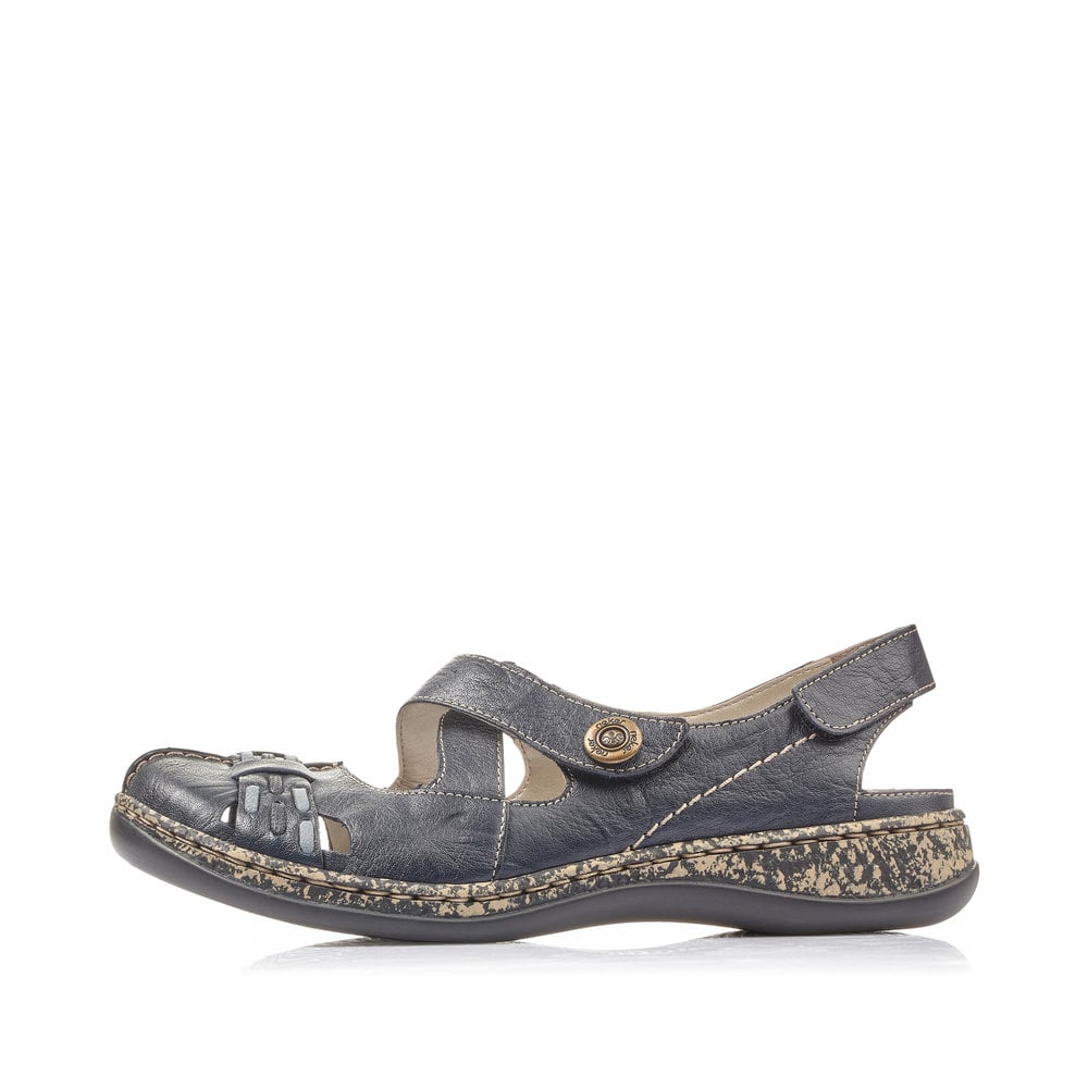 Rieker Damen Riemchensandalen marineblau