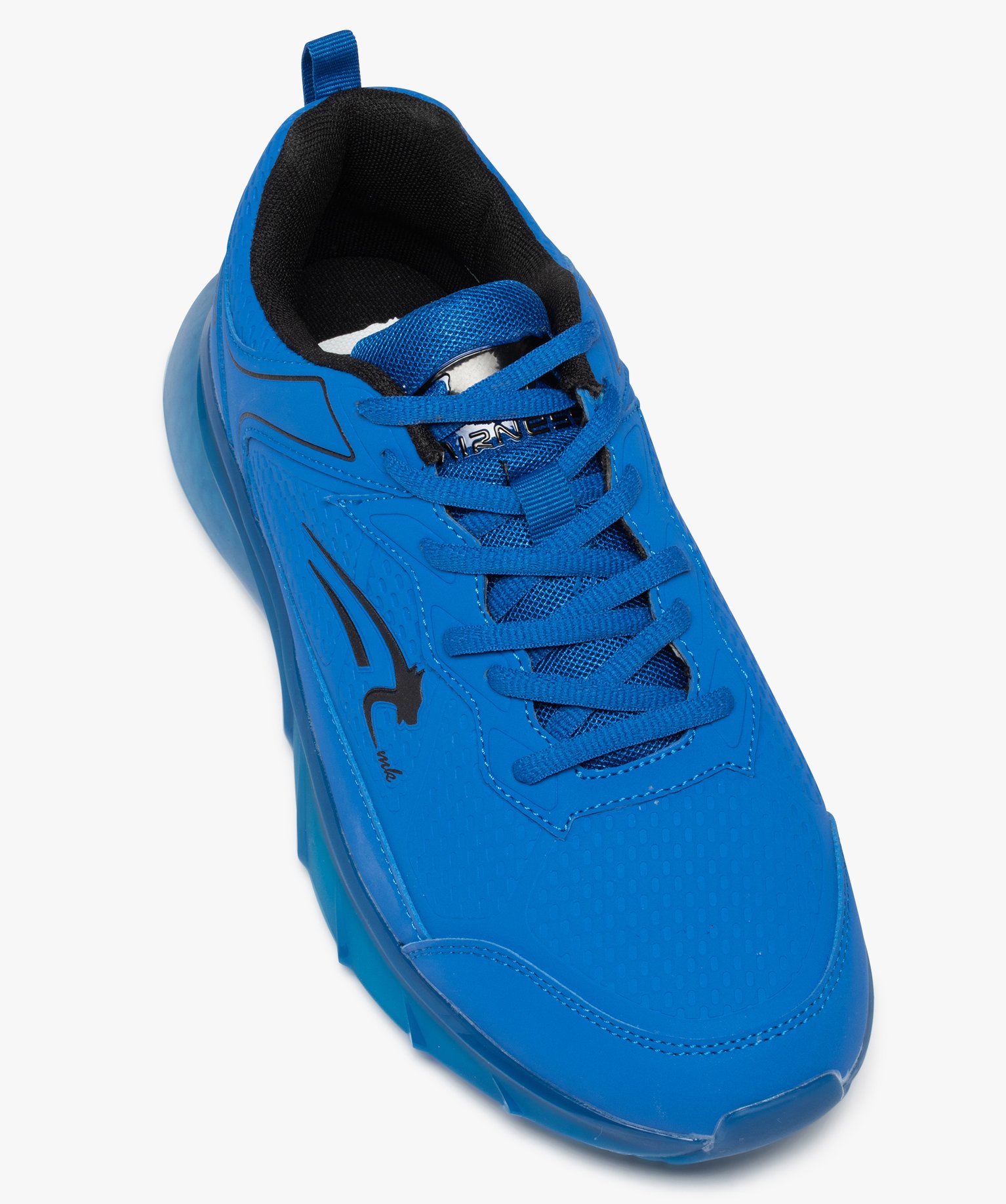 Baskets homme running dessus mat uni - Airness bleu | GEMO