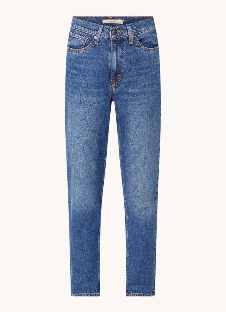 Τζιν Levi's με ψηλή μέση, από μείγμα lyocell και σχέδιο μεσαίου πλυσίματος.