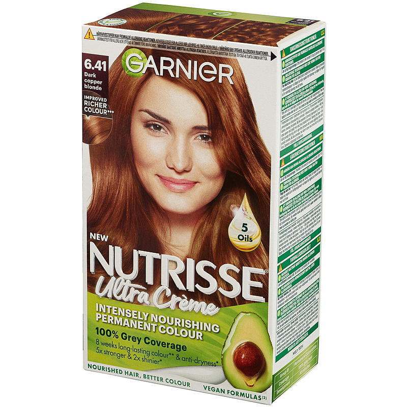 Garnier Nutrisse Creme 6.41 Dark copper blonde