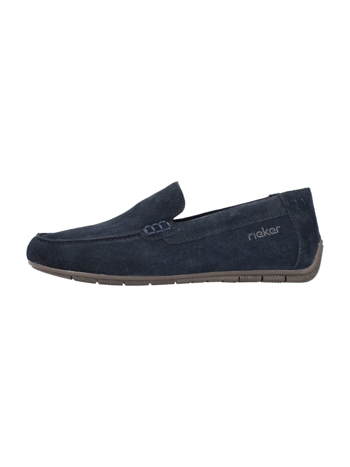 rieker Klassische Slipper in Blau günstig kaufen
