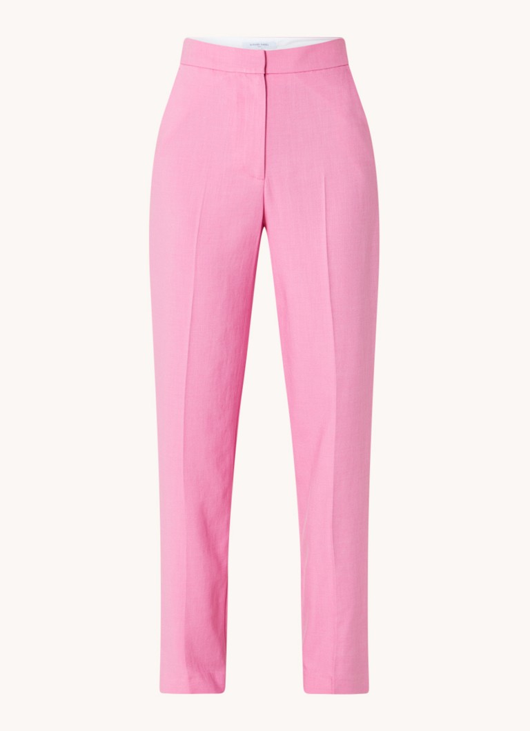Pantaloni cu talie înaltă, cu croială dreaptă și buzunare laterale, de la Gerard Darel.