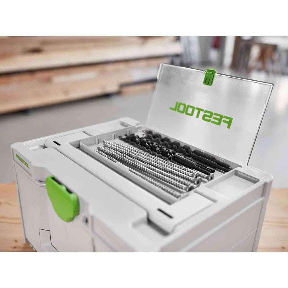 FESTOOL Systainer3 SYS 2 médio 187 mm x 396 mm com tampa 577347