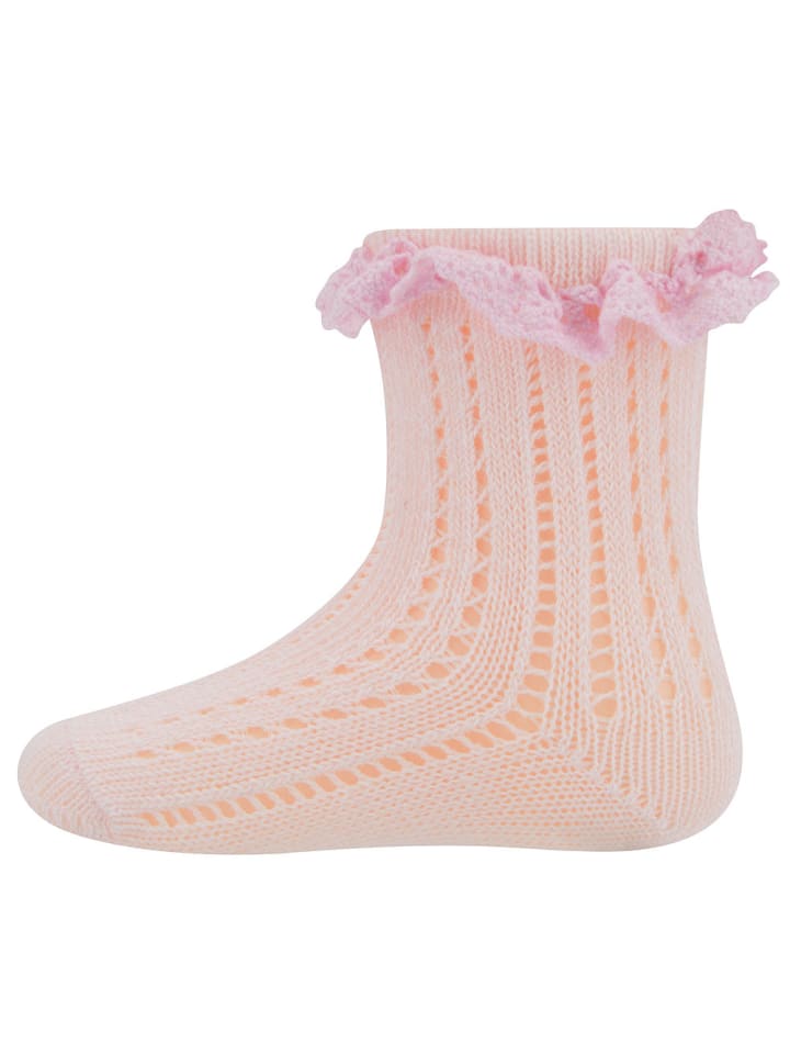 ewers Socken Rüsche in baby rose günstig kaufen