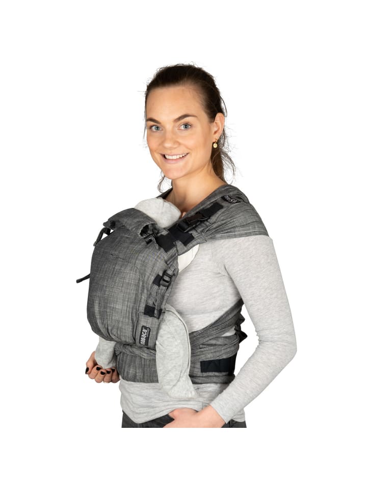 Hoppediz Tragezubehör Nabaca WrapCon Träger in Denim schwarz günstig kaufen onesize