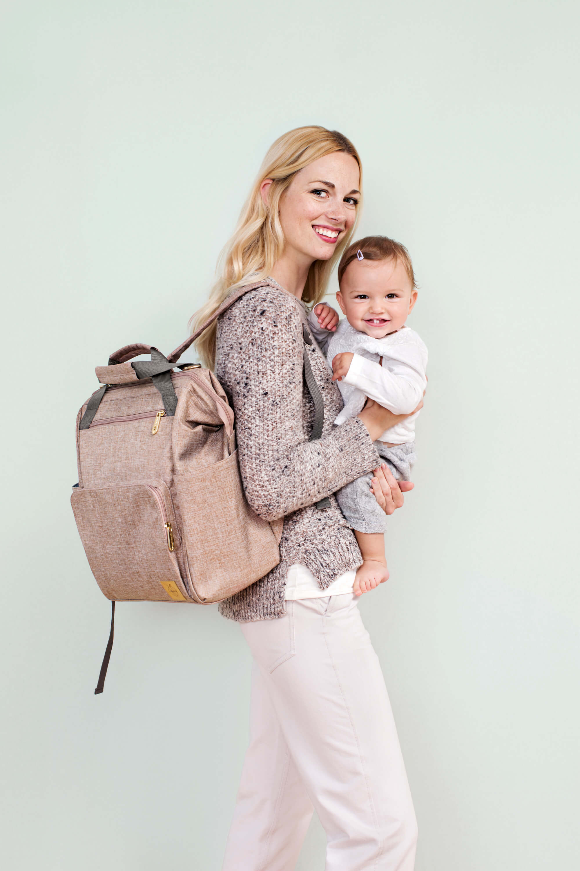 Wickelrucksack - Glam Goldie Backpack, Rose