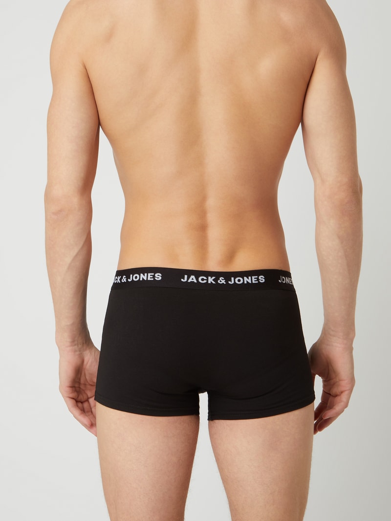 Trunks mit Stretch-Anteil im 5er-Pack Modell 'Jachuey' in schwarz