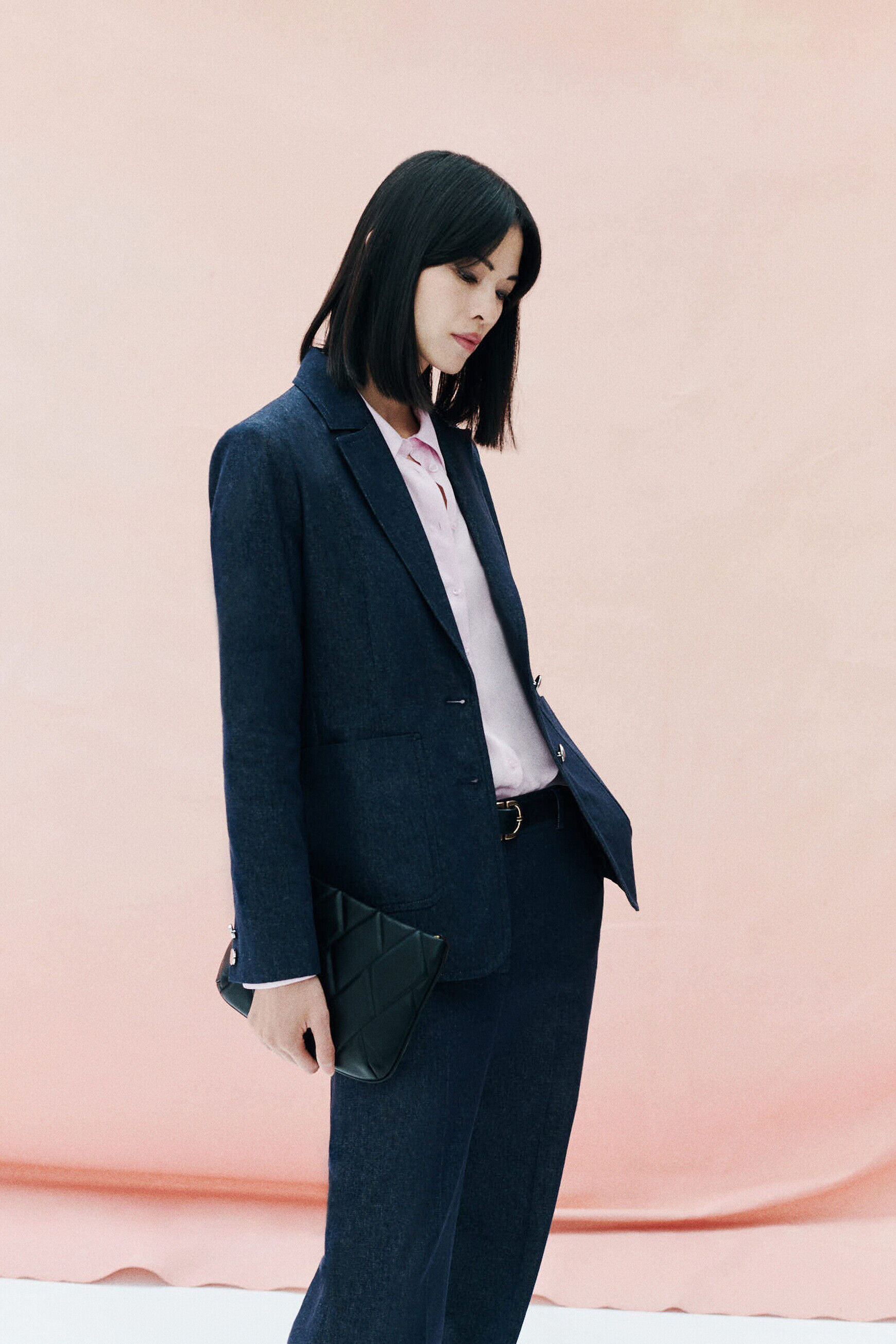 Veste vjama denim double stone femme