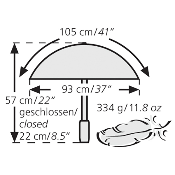 EuroSchirm - Dainty Automatic - Regenschirm