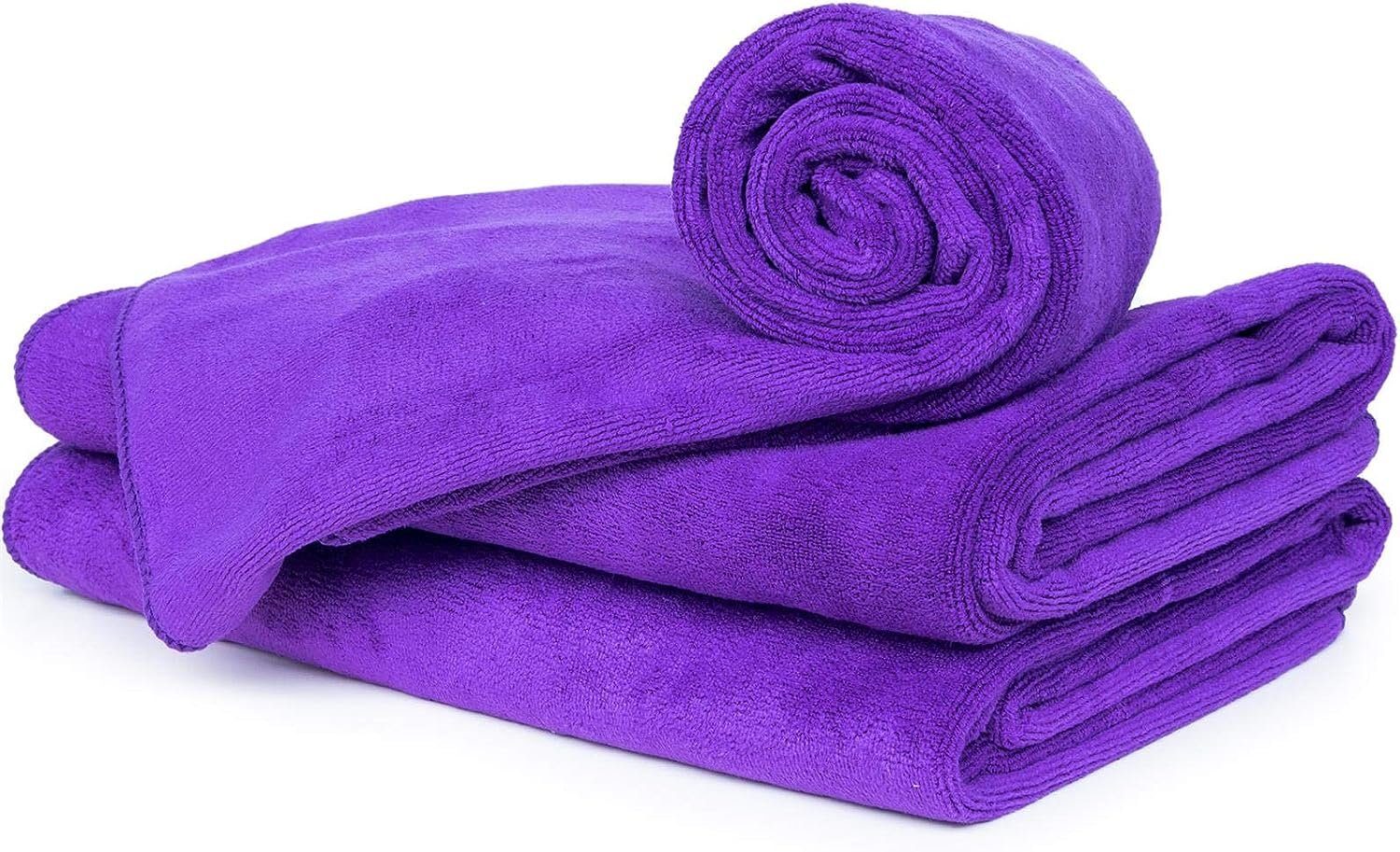 cosey Handtuch cosey - 3er Pack, Flauschiges Mikrofaser-Handtuch Set, Handtuch-Set 3 teilig