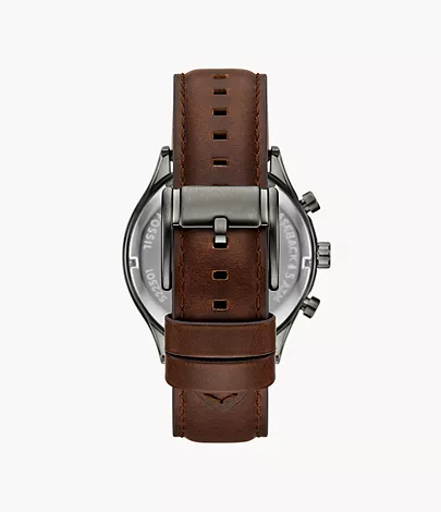 Fossil Outlet Uhr Fenmore Multifunktionswerk Leder braun