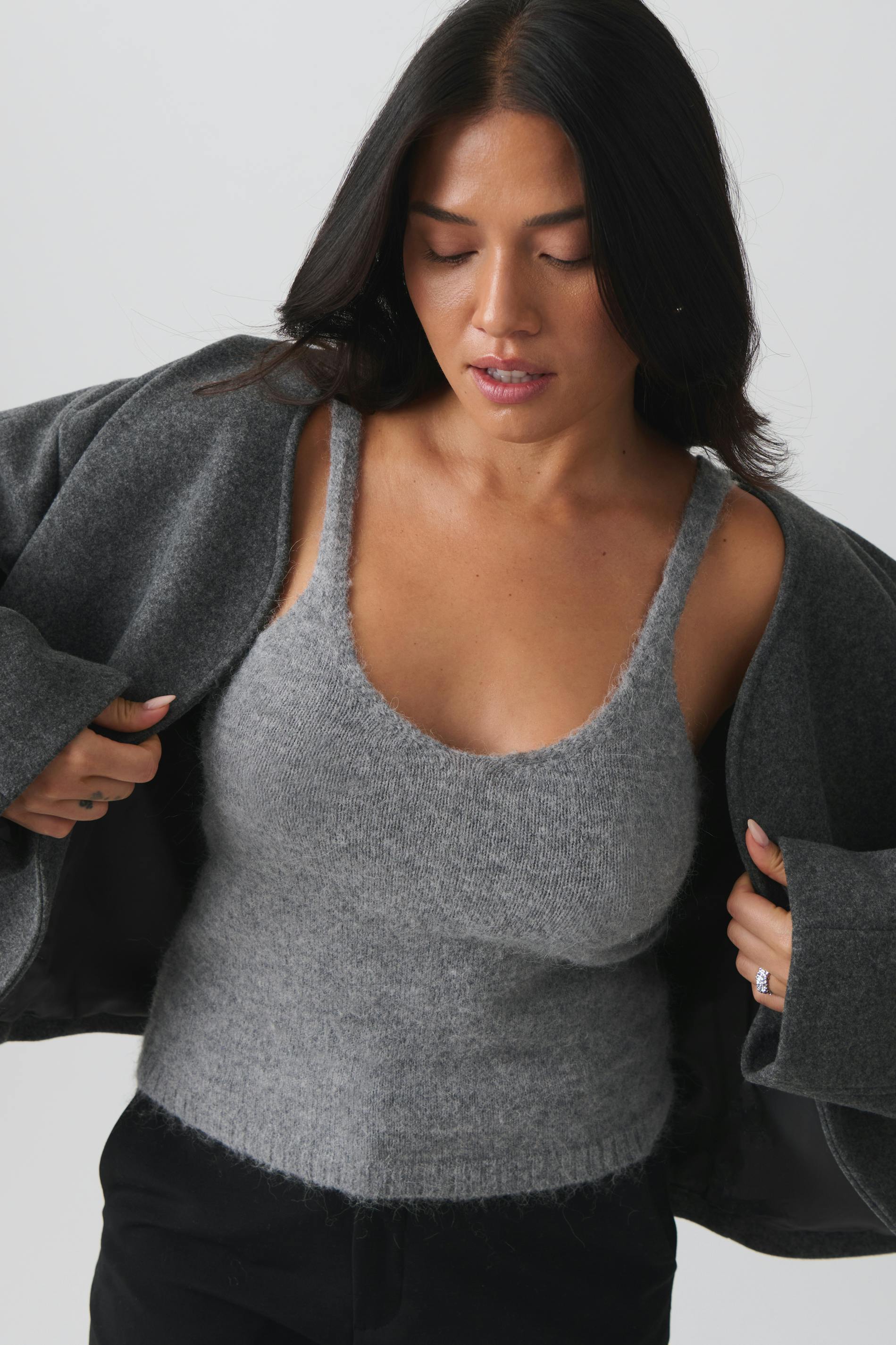 Knitted singlet