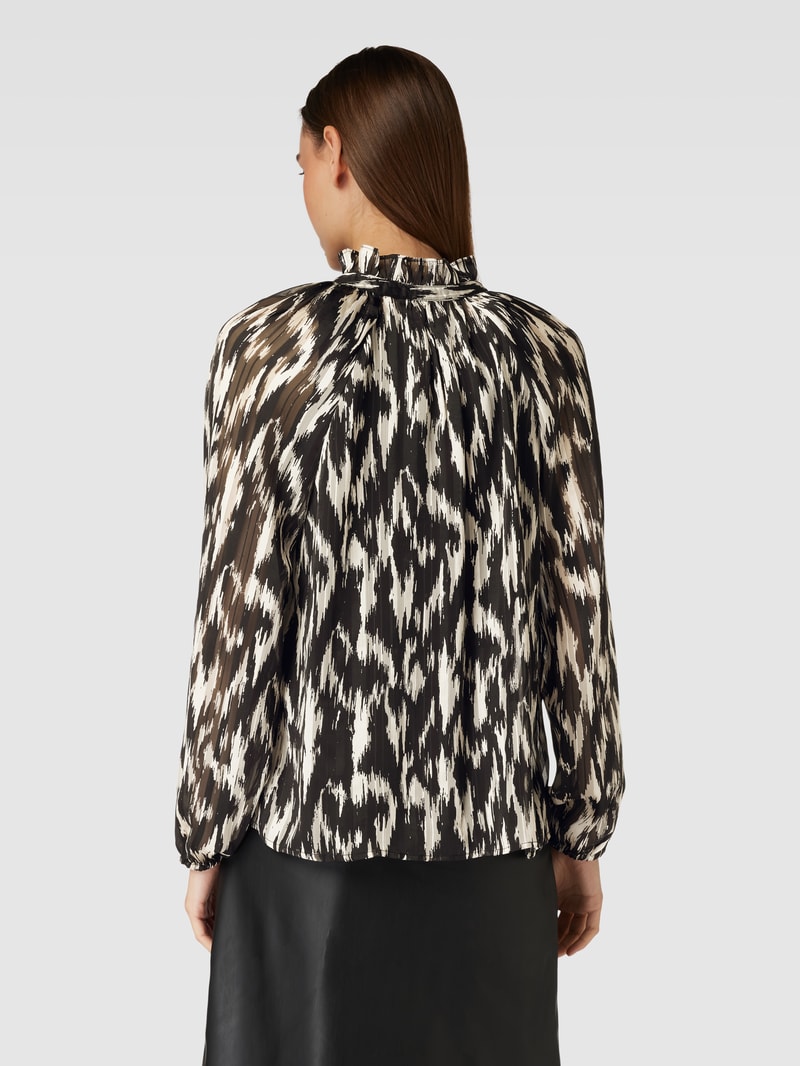 Bluse mit Schnürung Modell 'Cobie Cheer Vibe' in black