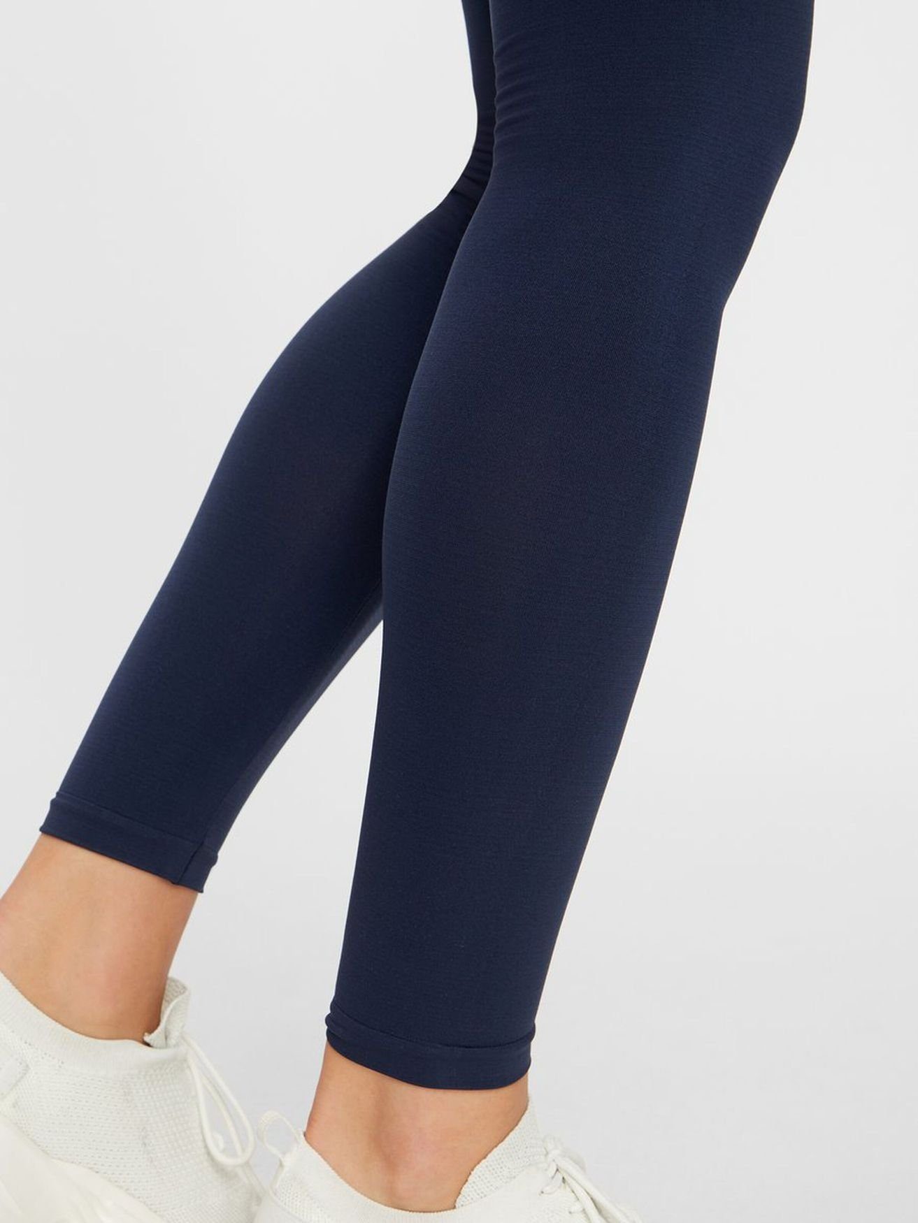Mamalicious Umstandsleggings Umstands Leggings Bauch Yoga Hose für Schwangere 3442 in Navy