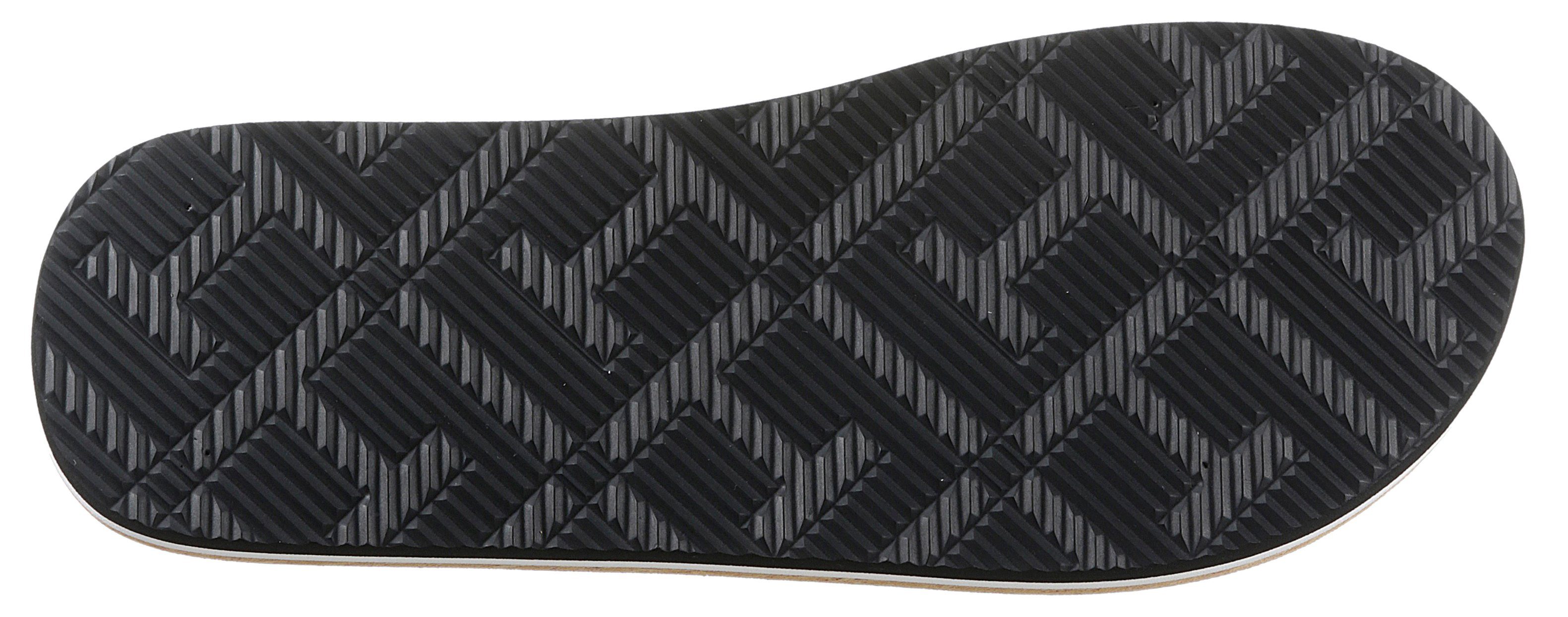 Tommy Hilfiger HILFIHER CORK BEACH SANDAL Zehentrenner mit gestreifter Bandage