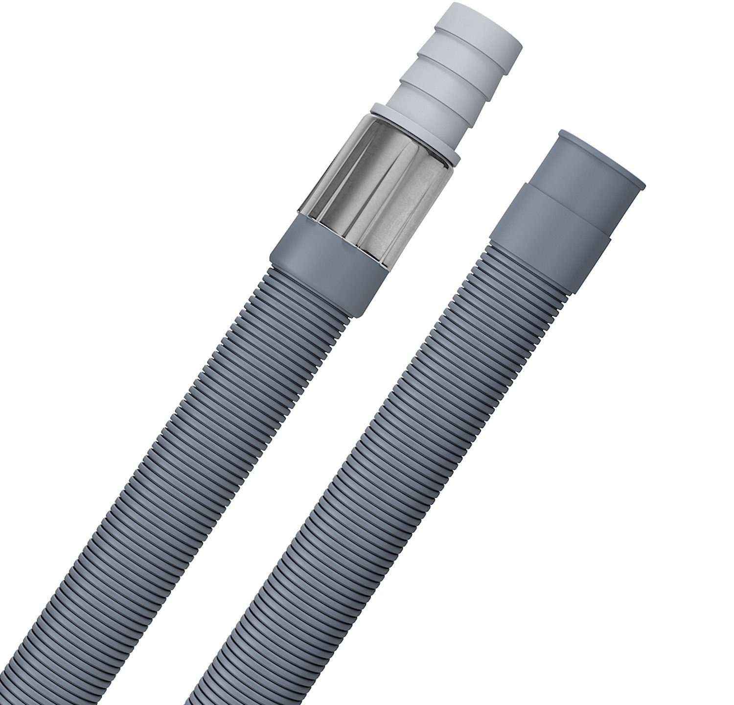 VIOKS Ablaufschlauch Ablaufschlauchverlängerung Ø19 mm, Zubehör für Geschirrspüler, Waschmaschine, 1,5 m, universal
