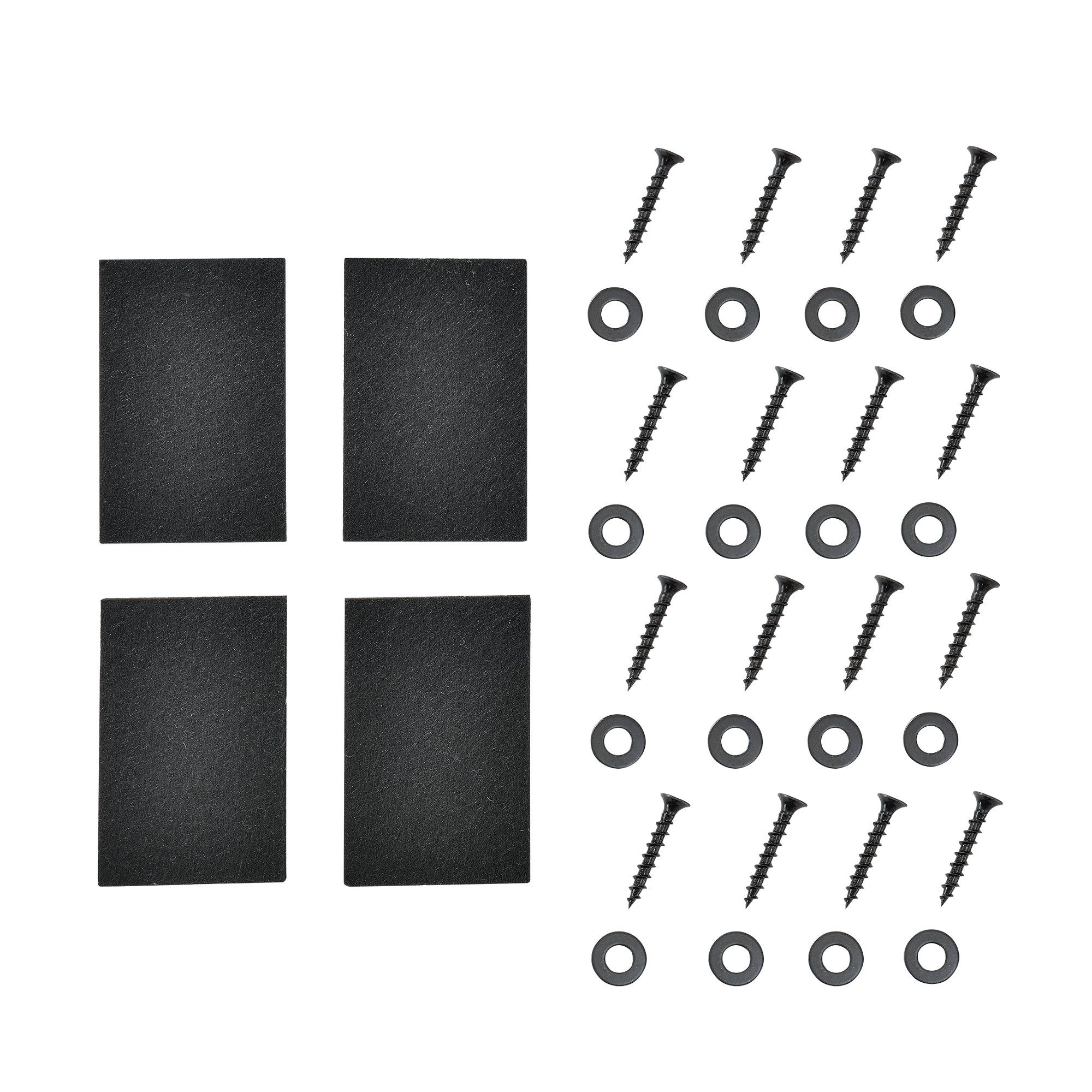 en.casa Untergestell, Greith Tischgestell 2er-Set Schwarz 59x72cm
