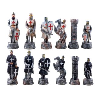 Schachfiguren Kreuzritter