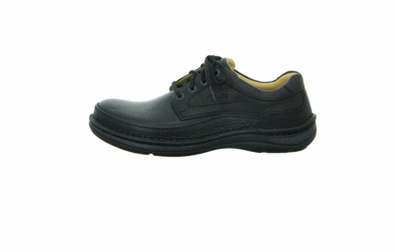 CLARKS Komfort Schnürer schwarz Nature three