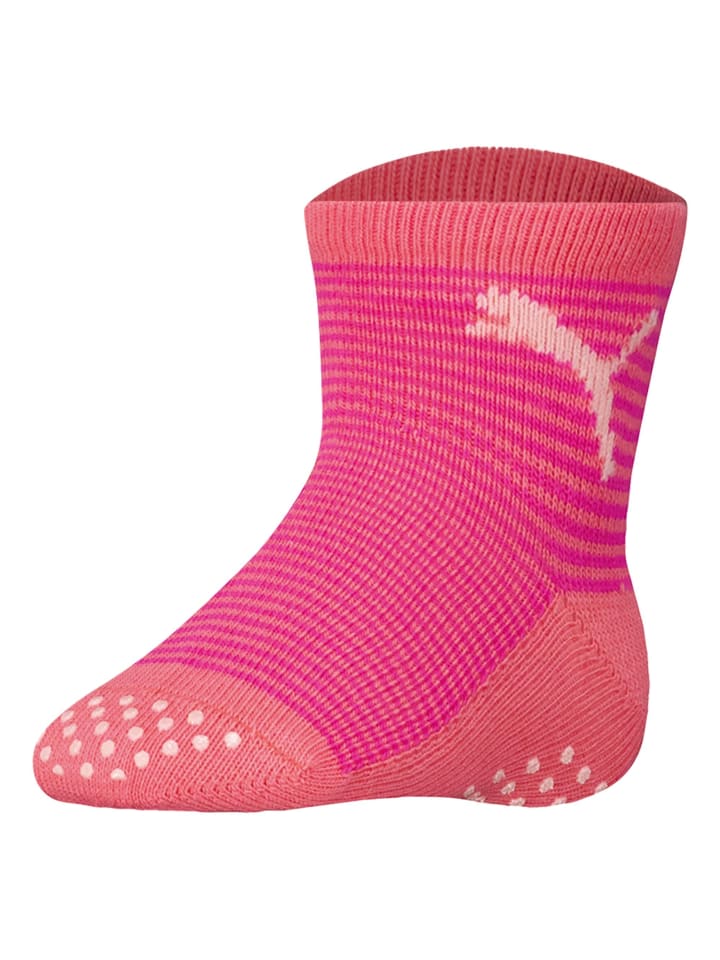 Puma Socken 6er Pack in Grau/Pink günstig kaufen
