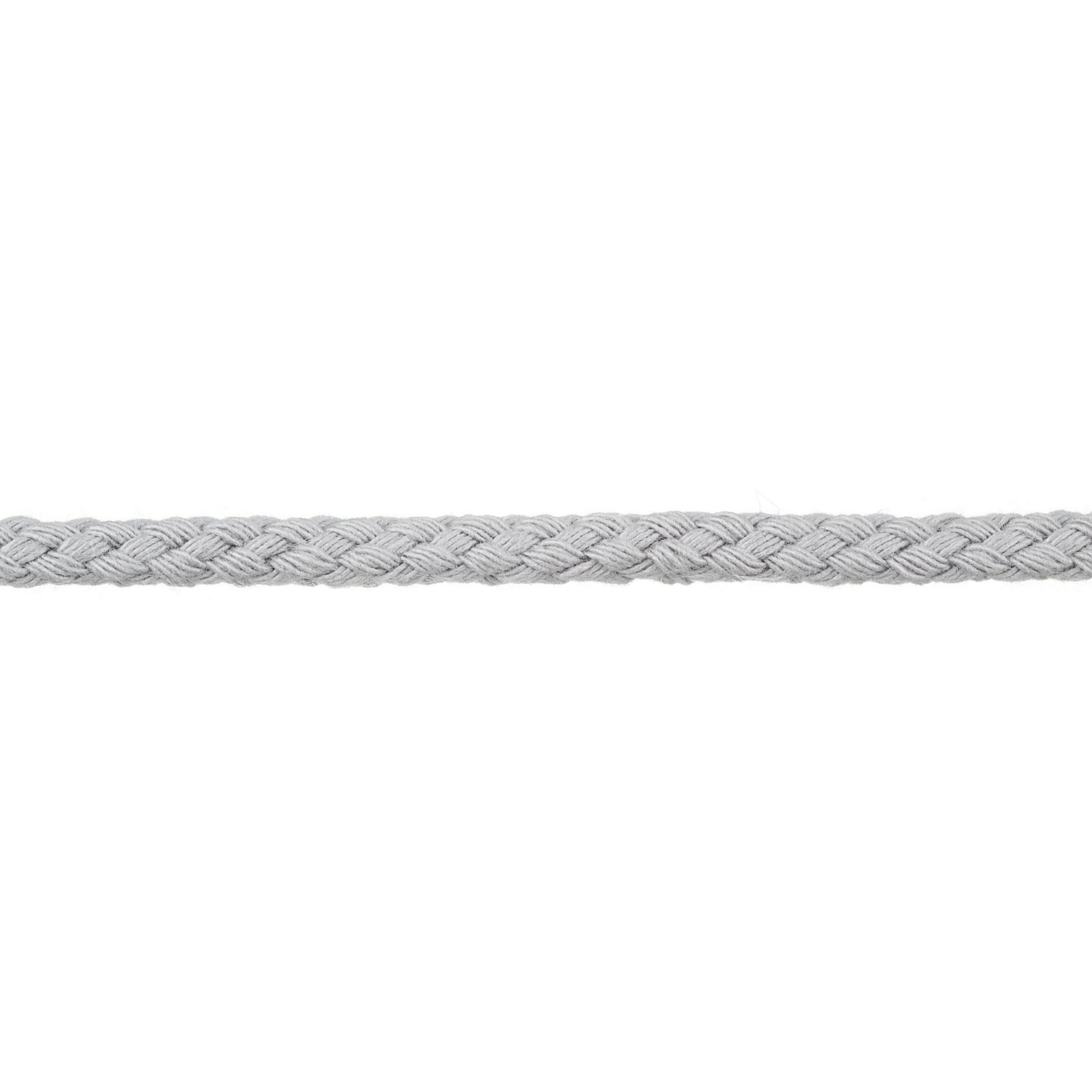 buttinette Kordel für Bekleidung, hellgrau, 4 mm Ø