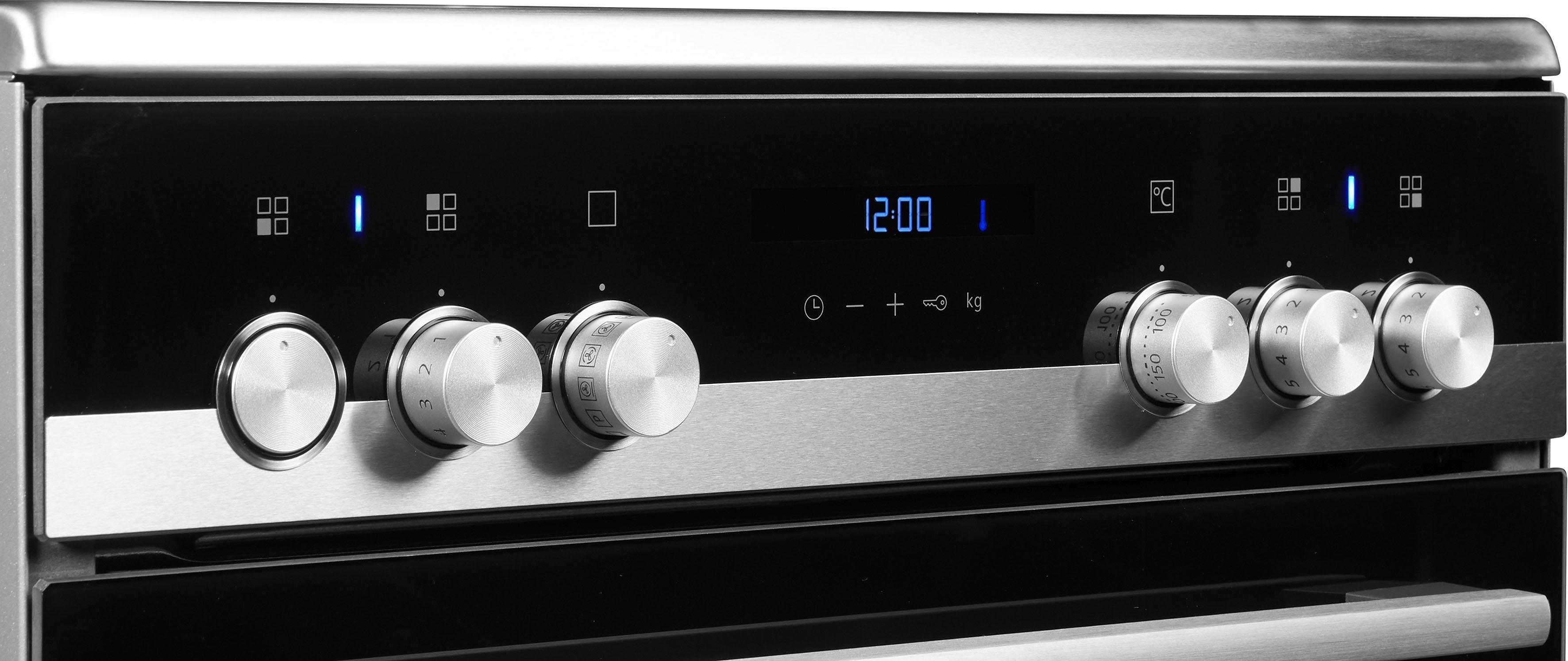 SIEMENS Elektro-Standherd iQ500 HK9S5A240, mit Teleskopauszug nachrüstbar, ecoClean