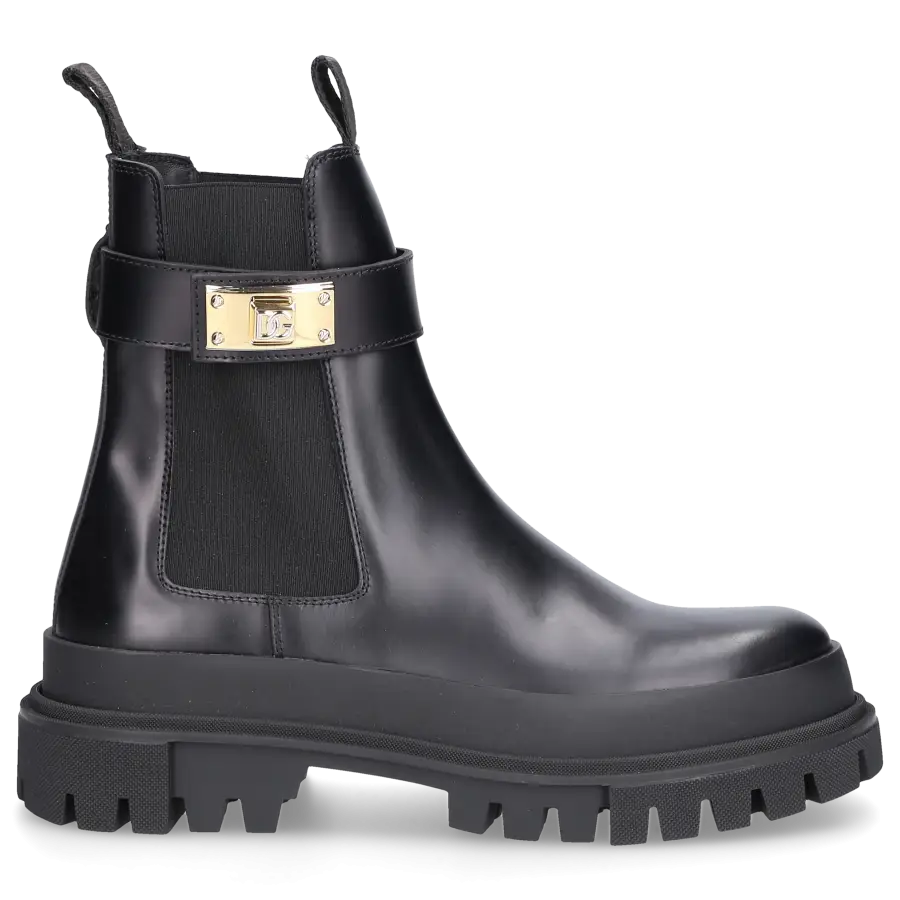 Dolce & Gabbana - Chelsea Boots AY9918 Kalbsleder - schwarz