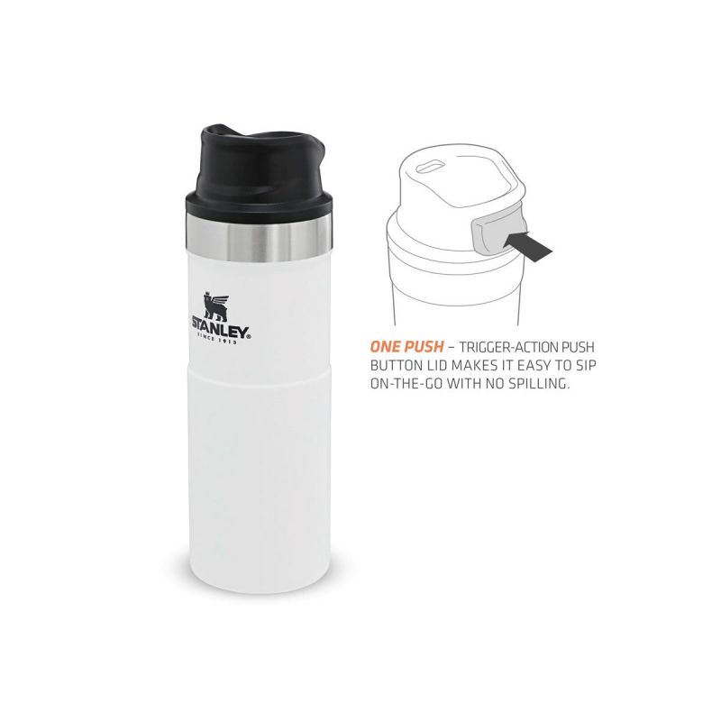 Thermoflasche Stanley, Classic Trigger-Action Travel Mug 16oz \/ 470ml Polar