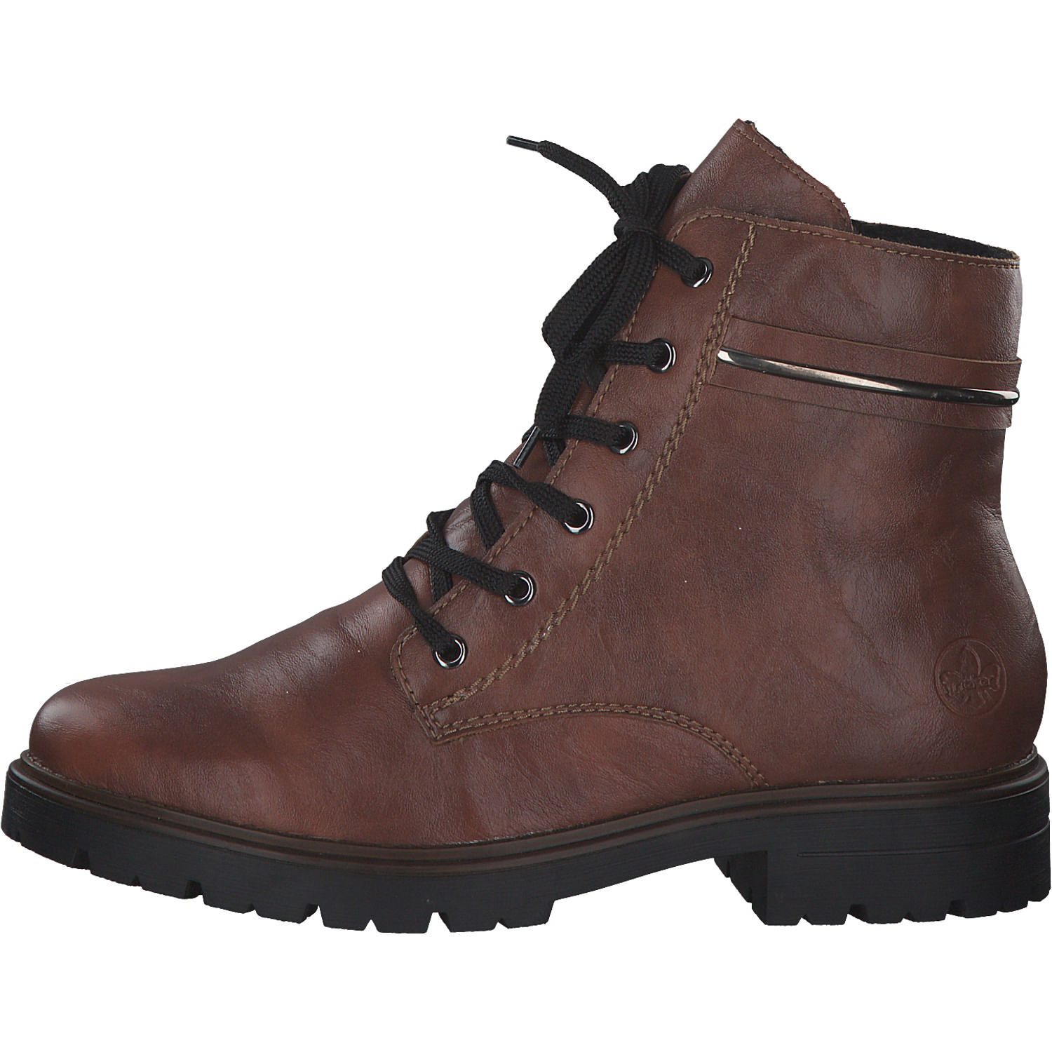 Rieker Z2842, Schnürstiefel, Damen, fuchs
